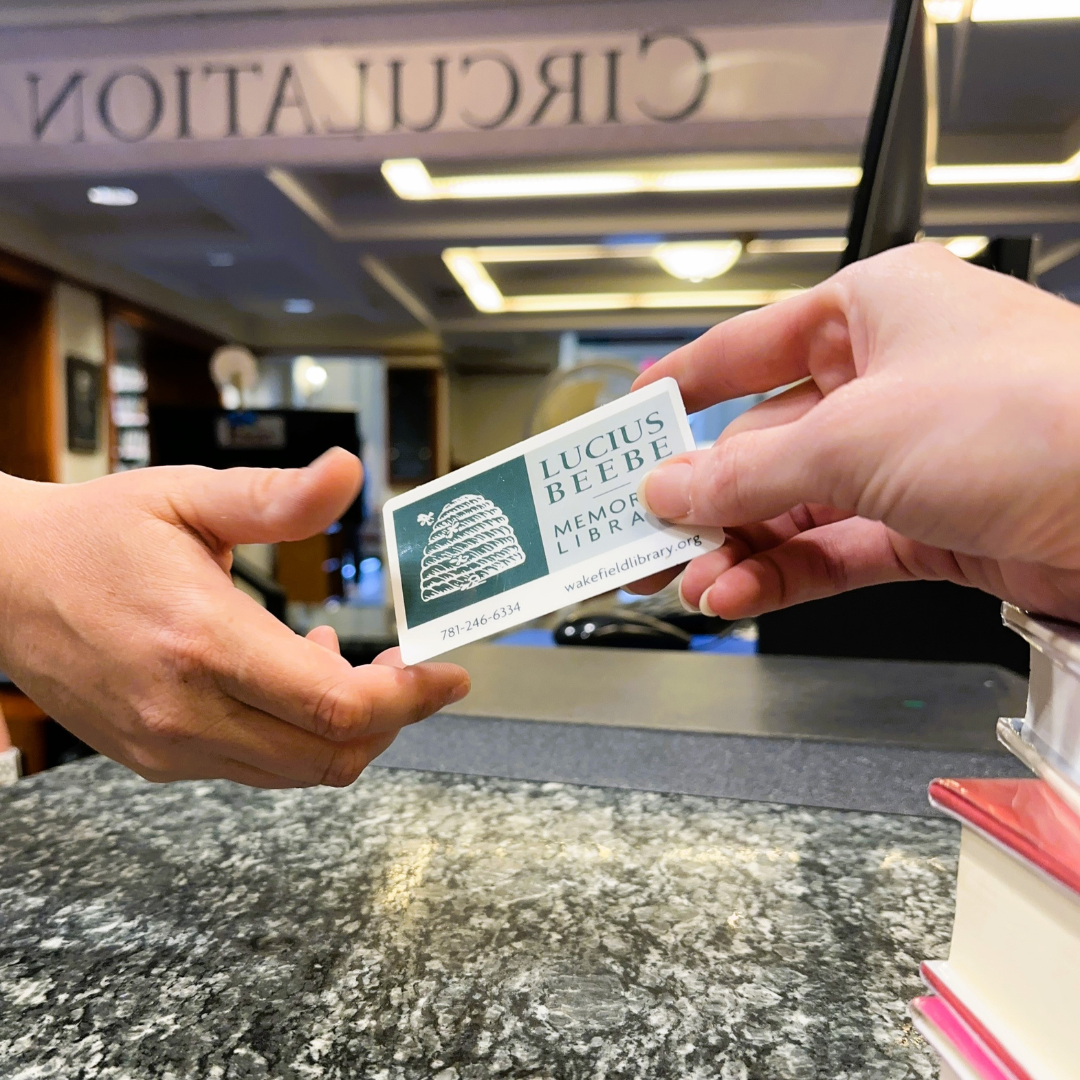 Student Using Card Library Entry Library Card Sign-Up Month - Lucius Beebe Memorial Library